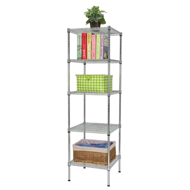 Thicken Metal Racking 5 Tier Shelving Unit For Car Parts Garage Shed Heavy Duty